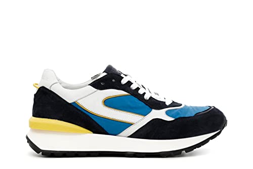 Chaussures de sport en cuir multi bleu taille 44 basket homme tendance