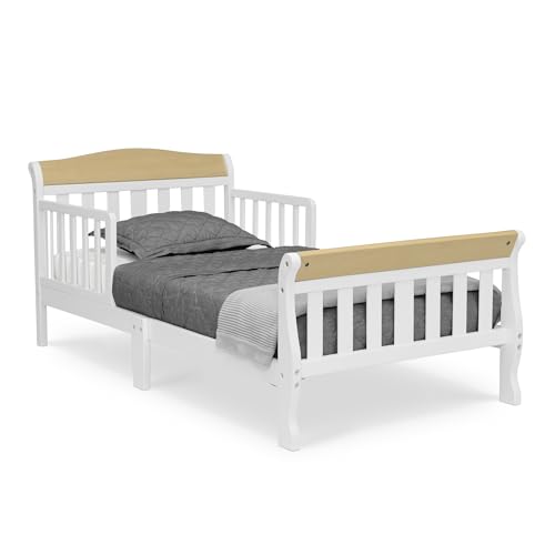 Image of Delta Children Canton Toddler Bed, Bianca White /Natural