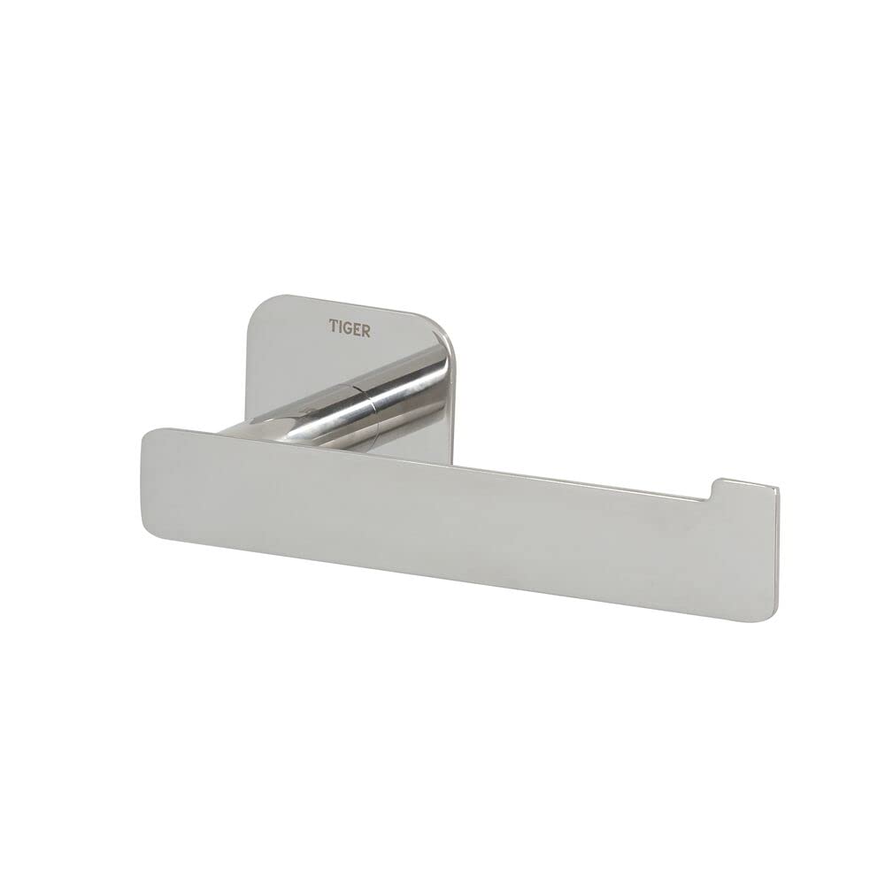 Tiger Colar Toilet Roll Holder, Mounting Without Drilling, Stainless