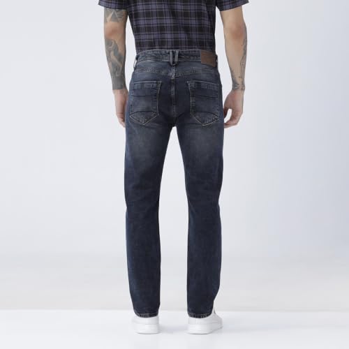 Image of BASICS Cotton Stretch Men's Jeans | Smart Casual Denim | Ultra-flexible stretch cotton denim. Modern style. Durable, breathable & built for all-day travel comfort.
