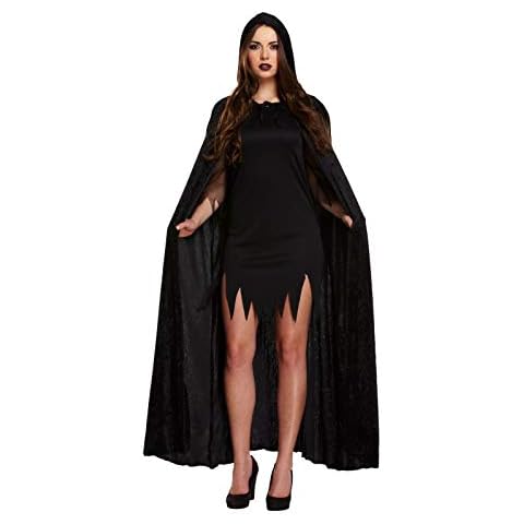 Adult Fancy Dress Ladies Halloween Hen Party by Lizzy® (Black Velvet Cape) Cover