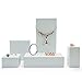 QinWenYan Schmuck Display Rack 5 / Ring Armband Halskette Paket Regal Werbeträger Galerie Zähler Stock (Color : White, Size : Free)