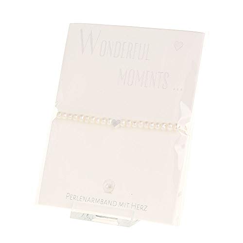 Preisvergleich Produktbild Armband - Wonderful Moments - Herz - feinversilbert