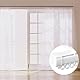 QZVCGSTA 100 Stück Gardinengleiter Schienen Gardinen innere Schiene Röllchen Gardinenrollen für Schienen Faltengleiter Weiß Kunststoff Vorhang Haken für Curtain Hooks Duschvorhang Türvorhänge