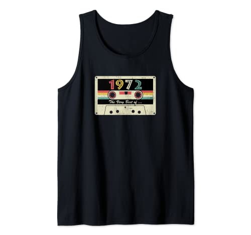 Best Of 1972 50th Birthday Gifts Limited Edition 50 Year Old Camiseta sin Mangas
