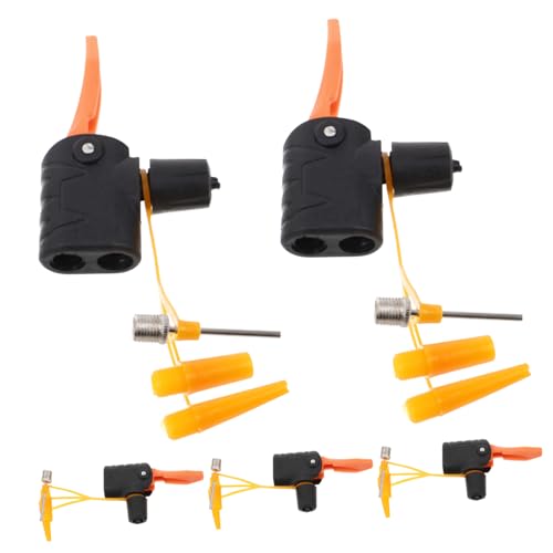 BESPORTBLE Quick Tire Maintenance 5 Pack Bike Air Pump Nozzle Universal Fit for International Bicycles