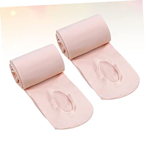 CLISPEED 2 Pares Meia-calça De Balé Meias De Meninas Dança Com Pés Calça Apertada Quente Meia-calça