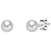 Produktbild Valero Pearls Damen-Ohrstecker Hochwertige Süßwasser-Zuchtperlen in ca. 4 mm Rund weiß 925 Sterling Silber - Perlenohrstecker mit echten Perlen 186110