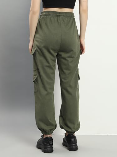 Image of Q - RIOUS Women's Relaxed Fit Cargo Style Jogger Pants