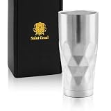 SaintGraal(セイントグレイル) ビールジョッキ タンブラー 真空断熱 ステンレス ハイボール グラス 父の日 誕生日プレゼント 男性 ギフト 660ml (シルバー)