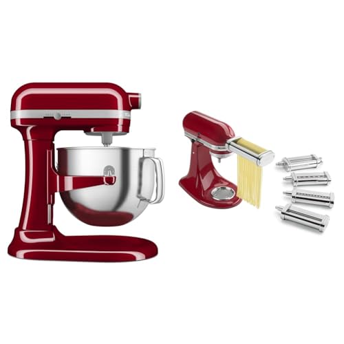 KitchenAid® 7 Quart Bowl-Lift Stand Mixer, Empire Red & KSMPDX Pa...