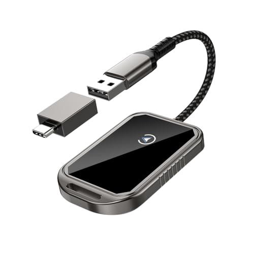 Adaptador CarPlay y Android Auto inalámbrico Jnchdghwa dongle mini box para coche