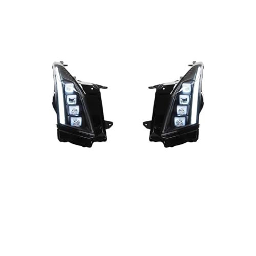 Phares Cadillac ATS 2014-2018 avec projecteur 4 lentilles pour feux de croisement et route