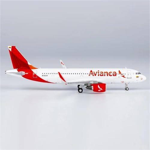 Avión de colección Avianca A320 escala 1/400 réplica de metal 7