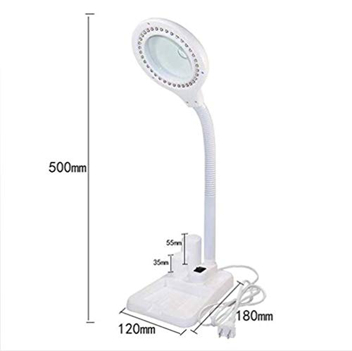 Loupe éclairée portable réglable avec lampe de table YSJNGF - 2