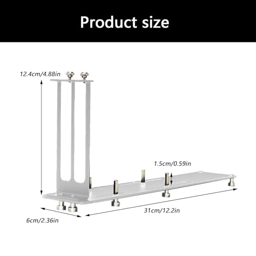 Support de carte graphique pour setup gaming épuré et refroidissement GPU - 6