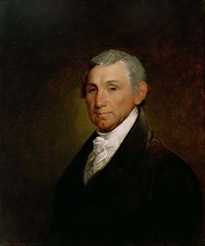 Tableau Toile Asher Brown Durand portrait d'artiste célèbre déco murale salon 60x90cm