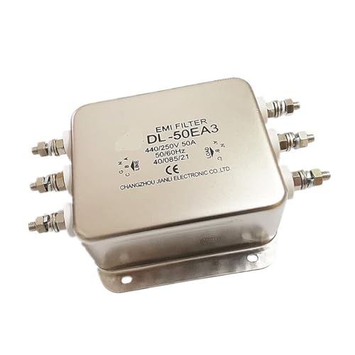 Filtre triphasé quatre fils 380V 50A DL-50EA3 pour convertisseur