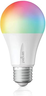 Sengled Smart LED Color Changing A19 E26 Light Bulb, 60W Equivalent, Works with Alexa, Google Assistant, SmartThings, Hub Required, 800 Lumens, 1 Count