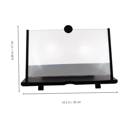 Soporte extraíble duradero negro amplificador pantalla teléfono móvil 4