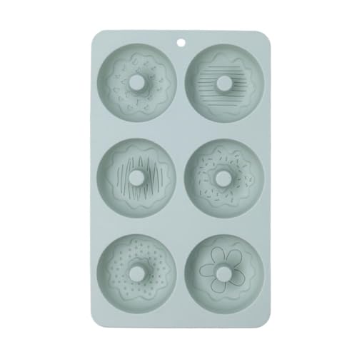 Quid Ozon Molde 6 Donuts De Silicona 27x16x3cm Silicona Apto Microondas Materiales Reciclables