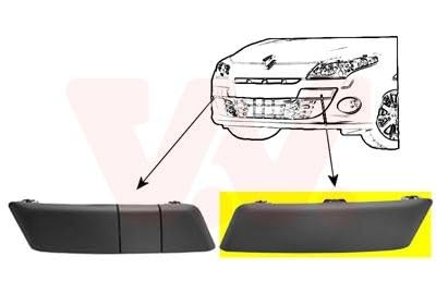 Enjoliveur pare-chocs avant gauche VAN WEZEL 4377581 pour RENAULT Megane III 3/5 portes