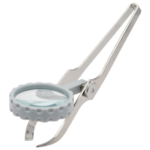 Ikeda Lens Industry ST-95 Loupes for Thorns Pulling Spines Adjustable Focusing Loupe, Stainless Steel, Tweezers, 6X Lens Diameter, 1.2 inches (30 mm)