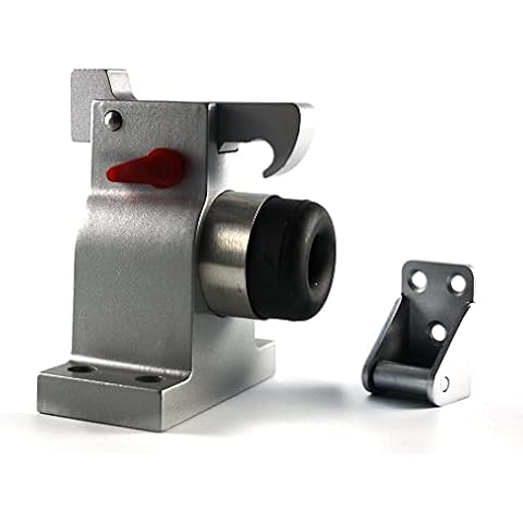 Türstopper TS-83030 Grau Massiver Alu Guss Bodenmontage Cover