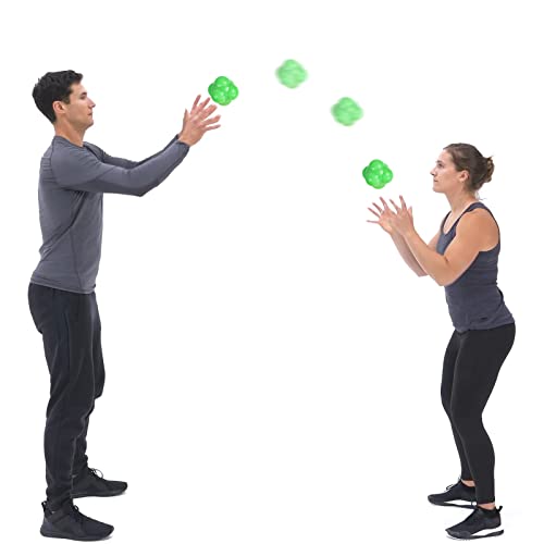 image for WIESSOC 3PCS Reaction Ball for Hand Eye Coordination Training,2.7 inch