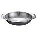 Zerodeko Pfanne Bratpfanne Spanische Paella Pfanne Mini Servierpfanne Kochpfanne Backofenfest Edelstahlpfanne Edelstahl Universalpfanne mit 2 Griffen 16CM
