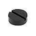Qiilu Bloque de Goma Universal Rubber Jack Pad para Plataforma elevadora Gato hidráulico, Negro