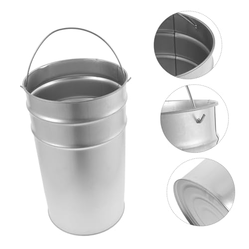 Cesto Metálico para Basura con Asa Capacidad Versátil miniatura 4