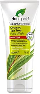 Dr Organic, Organic Tea Tree Face Wash , Natural , Vegan , Cruelty Free , Paraben & SLS Free , 200ml