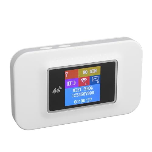 Semme 4G LTE Portable WiFi Router with SIM Card Slot 150Mbps Speed Supports 10 Devices USB Powered Mobile Hotspot for Travel