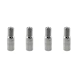 4 Pcs Valve Stem Extension Kit 28mm Premium Brass Tire Valve Extender for Easy Tire Inflation and Pressure Check on Cars SUVs Trucks and More