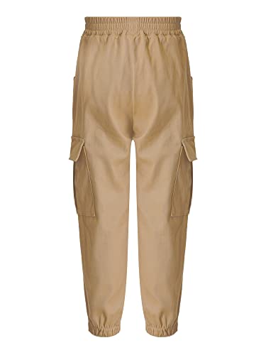 Kids Boys Cargo Pants Elastic Waist Jogging Hiking Camping Athletic Joggers Pants Casual Trousers Sweatpants2