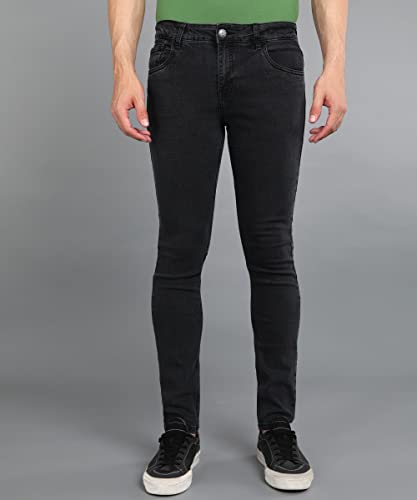 Image of Urbano Fashion Men's Regular Fit Mid Rise Washed Jeans Stretchable