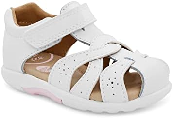 Stride Rite Kids SRTech Xena Sandal, White, 4 US Unisex Toddler | Image 1