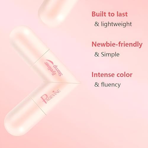 PAGE VINE Winged Eyeliner Stamp Pen Dual Head Rotating Design, Quick-Dry, Long-Lasting, Smudge-Proof for Easy Cat Eye (Black) - 4