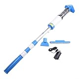 Solución de equipos de limpieza de piscinas inalámbricas de mano, Aspirador de piscina de mano de longitud ajustable, Aspirador eléctrico inalámbrico para spas, piscinas pequeñas