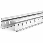 MKGT Cabinet Hanging Rail 2×1m (2 Pack) – 1000mm Galvanised Steel Suspension Rail for Kitchen Wall Cabinets, Cupboards & Wardrobes – Universal Mounting Bracket