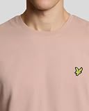 Lyle & Scott Męski Zwykły T-Shirt Z Logo, Pink Grapefruit, L