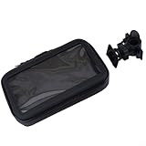 Funda impermeable para teléfono celular de 6 5 7 pulgadas en manillar de bicicleta