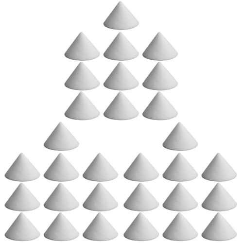 NUOBESTY 30Pcs Ceramic Pottery Kiln Nails 0.59X1.41In Refractory Support Tools for Clay Firing Pottery Kiln Accessories