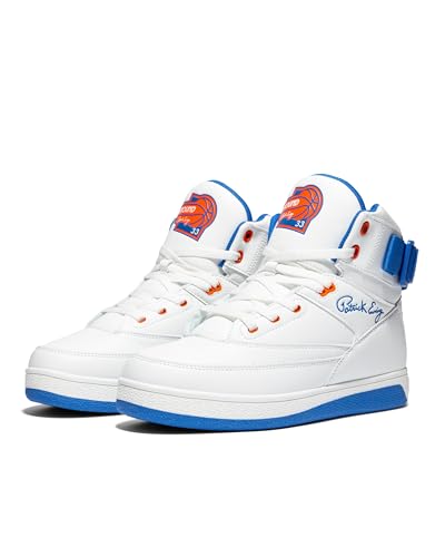 Ewing Patrick Athletics 33 HI x Orion Hybrid White Blue Orange High-Top Sneakers2