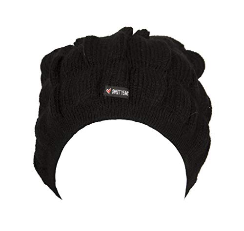 Chapeau casquette Sweet Years béret noir MC1414.SY01 pour femme d'Italie