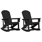 Photo Gallery vidaxl set di sedie a dondolo da esterno senza tavolo, nere, in materiale hdpe. misure: 73.5 x 92 x 90 cm. braccioli e schienali ergonomici, resistenti alle intemperie, ideali per il giardino e la t Photo Gallery vidaxl set di sedie a dondolo da esterno senza tavolo, nere, in materiale hdpe. misure: 73.5 x 92 x 90 cm. braccioli e schienali ergonomici, resistenti alle intemperie, ideali per il giardino e la t