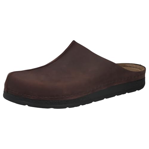 Mule Berkemann Homme Marvin avec semelle anatomique réglable en cuir