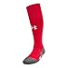 Under Armour Unisex-Child Youth Magnetico Over the Calf Socks 1 Pack, (600) Red/Pitch Gray/White, X-Small