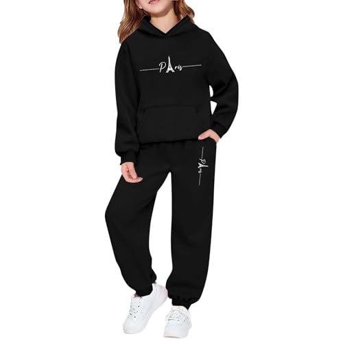 Ensemble polaire chaud filles 6-7 ans vêtement hiver décontracté imprimé deux pièces